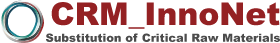 Logo Critical Raw Materials Innovation Network URL www.criticalrawmaterials.eu